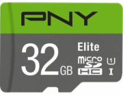 PNY Elite MicroSDHC 32GB Class 10 UHS-I/U1 A1 V10 (P-SDU32GU185GW-GE) Karta