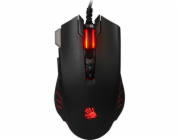 A4tech BLOODY V9M herní myš, až 4000DPI, V-Track technologie, 160KB paměť, USB, CORE 2, kovové podložky