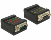 Delock RS-232 Tester DB9 female > DB9 male - Testovací zařízení na síť