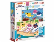 Clementoni Puzzle 2x20 dílků Žralok (24777)