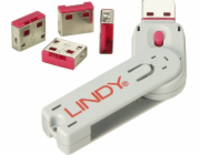 USB Port Schloss (4 Stück) mit Schlüssel, Diebstahlschutz