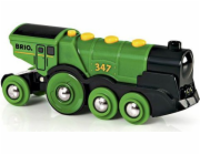 BRIO World Green Gustav bateriová lokomotiva, hračkové vozidlo
