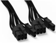 buď zticha! Napájecí kabel CP-6620 2x PCle 6 + 2, kabelový management