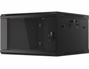 LANBERG RACK CABINET 19” WALL-MOUNT 6U/600X600 (FLAT PACK) V2 BLACK