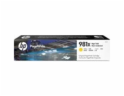 HP 981X - 116 ml - Vysoká výtěžnost - žlutá - originální - PageWide - inkoustová cartridge - pro PageWide Enterprise Color MFP 586; PageWide Managed Color E55650