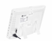 Solight meteostanice, extra velký barevný LCD, teplota, vlhkost, tlak, RCC, USB nabíjení, bílá - TE81W