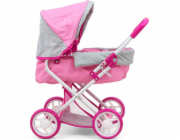 Dětský kočárek pro panenky Milly Mally Alice Prestige Pink