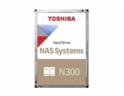 TOSHIBA HDD N300 NAS 6TB, SATA III, 7200 rpm, 256MB cache, 3,5", BULK