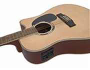 Dimavery DR-612, elektroakustická 12-ti strunná kytara, přírodní