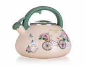 Konvice Banquet smaltovaná pískací Romantic Ride 3 l