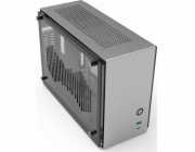 Zalman skříň M2 Mini / mini tower / ITX / 80 mm fan / USB 3.0 / USB 3.1 / riser card / prosklené bočnice / stříbrná