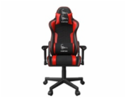 GEMBIRD Gaming chair SCORPION black mesh red skin accents zboží po opravě vyprodej (P)