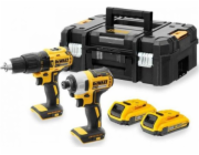 Sada nářadí DEWALT.COMBO KIT 18V DCD778, DCF787 2x2,0Ah TSTAK II DCK2060D2T-QW