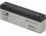 MPL MW POWER MWS 2.3-12 UPS battery Lead-acid accumulator AGM Maintenance-free 12 V 2 3 Ah Black Grey