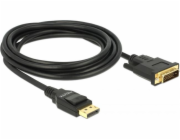 Delock DisplayPort - DVI-D kabel 3m černý (85314)