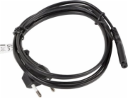 LANBERG CEE 7/16 na IEC 320 C7 EURO (RADIO) POWER CORD 3M černý  