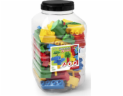 Wader Kids Blocks Bricks v kontejneru se 70 prvky