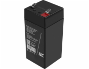 Green Cell AGM VRLA 4V 4.5Ah maintenance-free battery for the alarm system, cash register, toys