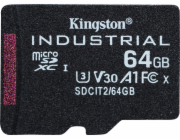 Kingston Industrial 64GB microSDHC, paměťová karta