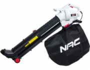NAC VBE300-AS-G Electric leaf blower 3000 W 250 km/h Black White