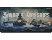 Herní podložka pod myš Genesis CARBON 500 WORLD of WARSHIPS ARMADA, MAXI 90x45cm