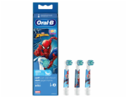 Oral-B Kids Spider-Man 3 ks Náhradní Zubní kartáček