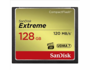 SanDisk Compact Flash Card 128GB Extreme (R:120/W:85 MB/s UDMA7)