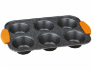 Forma na muffiny 6 ks silikonové rukojeti Granit Diamond Line BH-1137
