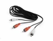GEMBIRD Kabel přípojný 2xcinch/2xcinch, 1,8m audio