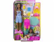 Mattel Barbie "Chce to dva!" Camping” herní sada s panenkou Brooklyn, štěnětem a doplňky
