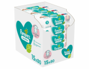 Pampers Sensitive dětské čisticí ubrousky 15 x 80 ks