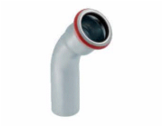 Geberit 45° C-STAHL 28mm Kovová odpadní trubka