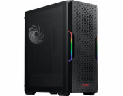 ADATA XPG STARKER STARKER-BKCWW ADATA XPG case STARKER AIR, Mid-Tower, bez zdroje, černá