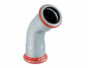 Geberit 45° C-STAHL 35mm Kovová trubka