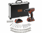 BLACK+DECKER akumulátorový vrtací šroubovák BDCDD12BAFC, 10,8 V
