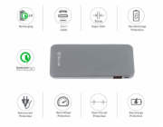 Tellur Power Bank QC 3.0 Fast Charge, 5000mAh, 3v1 šedá