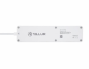 Tellur WiFi Power Strip, 3 výstupy, 4*USB 4A, 2200W, 10A, 1,8m