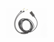 Tellur QD Adaptérový kabel na 2 x Jack 3,5 mm 2,2 m černý