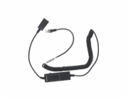 Tellur QD Adaptérový kabel na RJ11 + univerzální přepínač, max. 2,95 m černý