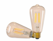 Inteligentní žárovka Tellur WiFi Filament E27, oranžová, bílá/teplá, stmívač