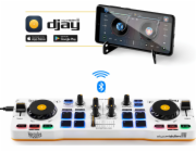Hercules DJControl Control MIX Bluetooth Pour Smartphone et tablettes Android e 2 kanály/kanálů Černá, Bílá, Žlutá