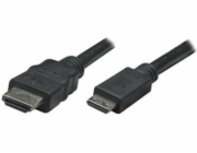 Manhattan HDMI Mini - HDMI kabel 1,8 m černý (304955)