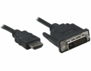 Kabel Manhattan HDMI - DVI-D 1.8m czarny (372503)