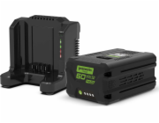 60V 4Ah battery pack + 2A charger Greenworks GSK60B4 - 2933807