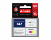 Activejet AH-342R Ink cartridge (replacement for HP 342 C9361EE; Premium; 21 ml; color)