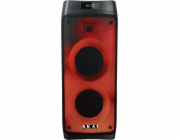 Reproduktor AKAI, Party box 810, přenosný, bluetooth, FM rádio, LED displej, funkce TWS, 50 W RMS