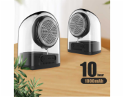 Reproduktor Devia Crystal Series TWS se silikonovým pouzdrem (2ks) černý
