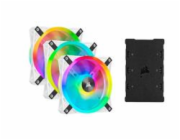 Corsair ventilátor QL Series QL120 RGB LED, 3x 120mm, Lighting Node CORE, bílá