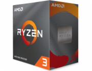 CPU AMD RYZEN 3 4100, 4-core, 3.8GHz, 6MB cache, 65W, socket AM4, BOX
