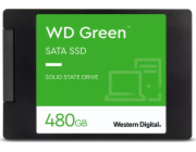 WD GREEN SSD 3D NAND WDS480G3G0A 480GB SATA/600, (R:500, W:400MB/s), 2.5"